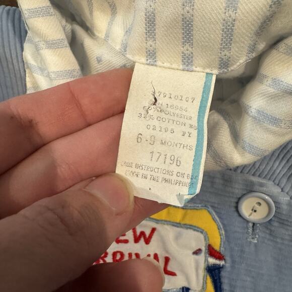 Vintage Baby Boy Clothes 6-9 Mo 4-Outfit Lot 1990s Buster Brown Healthtex READ - Picture 8 of 16